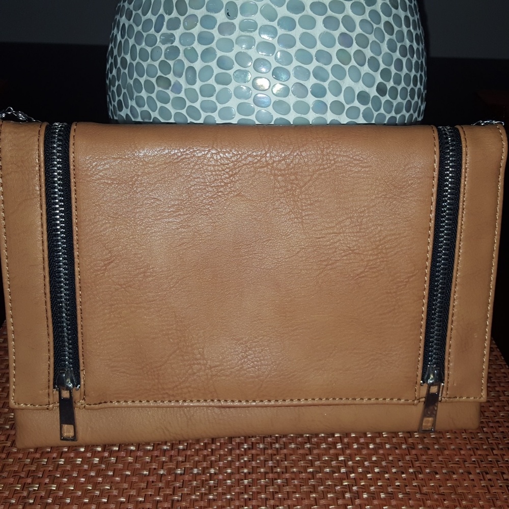 Golden tan purse/clutch